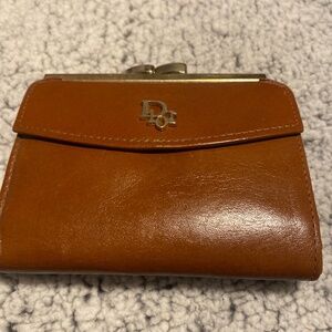 Vintage Excellent Condtion Dior KissLock wallet